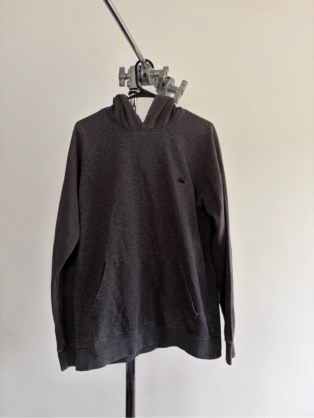 Quiksilver Men's Dark Charcoal Pullover Hoodie